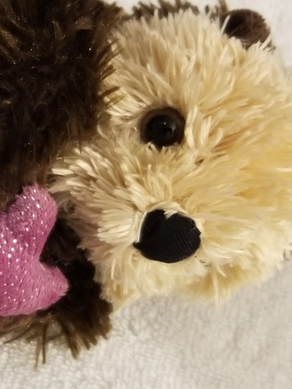 Otter Stuffed Animal Plush Stuffie Toy with Pink Sea Starfish